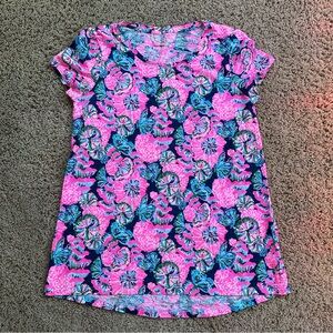 Lilly Pulitzer Etta Top - Shroom with a View
